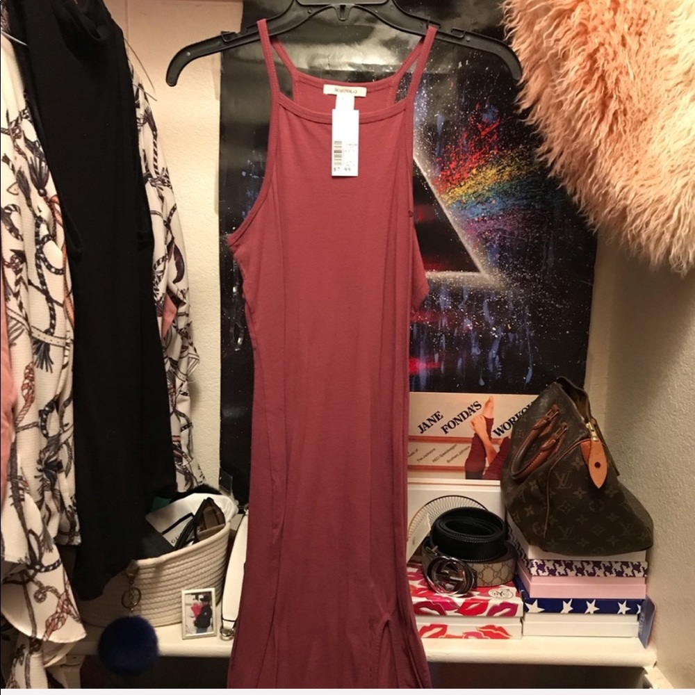 Burgundy Dress